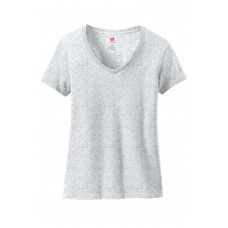 Hanes Ladies Nano-T Cotton V-Neck T-Shirt