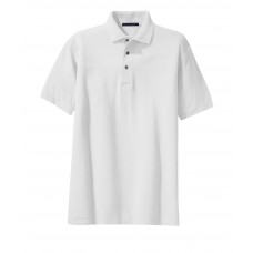 Port Authority Youth Heavyweight Cotton Pique Polo