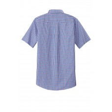 Port Authority® Short Sleeve Gingham Easy Care Shirt