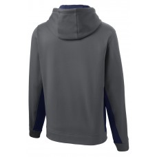 Sport-Tek Sport-Wick Fleece Colorblock Hooded Pullover