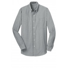 Port Authority® Long Sleeve Gingham Easy Care Shirt